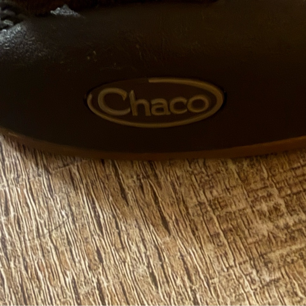 Chaco Z2 Yampa Brown and Orange Coral Flower Cherry Blossom Neutral Sandals - Picture 7 of 8